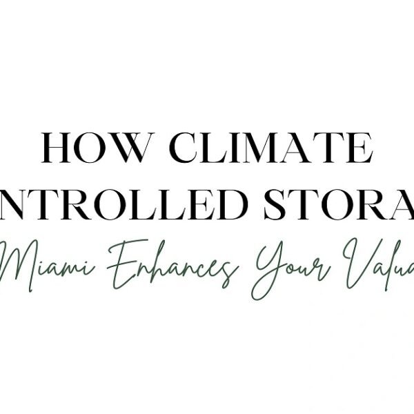 climate controlled storage Miami